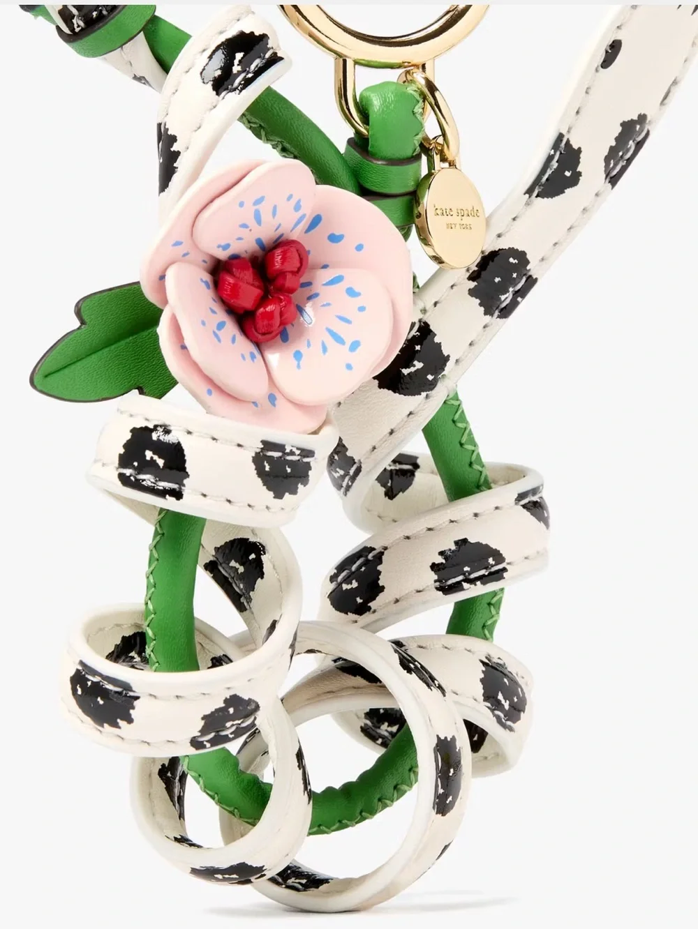 KATE SPADE SNAKE BAG CHARM
